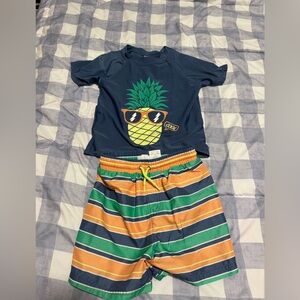 Kids Pineapple Swim Set